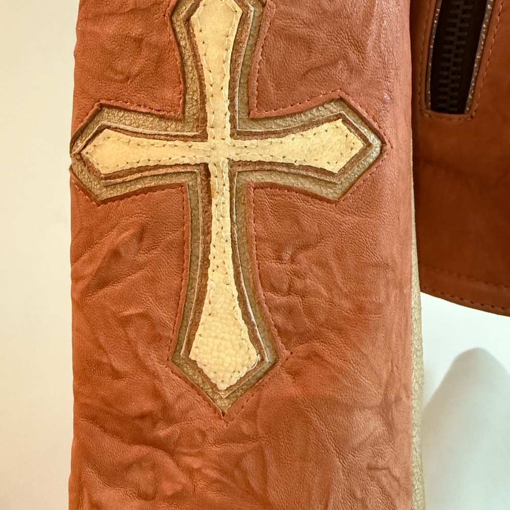 Corral stingray and lamb skin Leather Jacket rare masterpiece - Picture 9 of 16